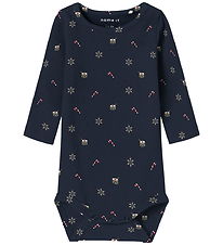 Name It Bodysuit l/s - Rib - NbnRoko - Navy Blazer