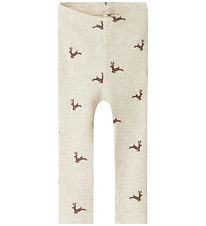 Name It Leggings - Rib - NbnRoko - Peyote Melange Name It Leggings - Rib - NbnRoko - Peyote Melange