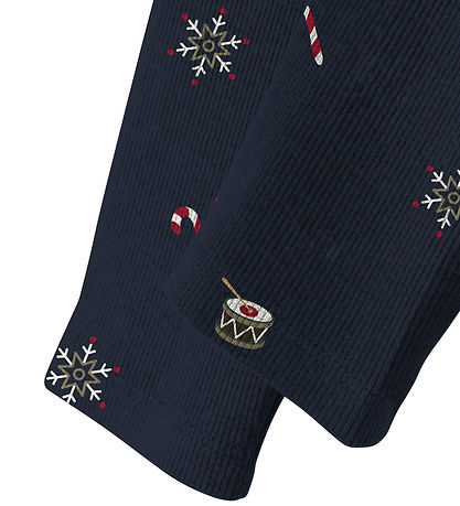 Name It Leggings - Rib - NmnRoko - Dökkblátt Blazer