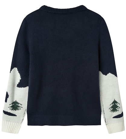 Name It Blouse - Knitted - NknRebo - Navy Blazer