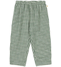 Konges Sløjd Trousers - Lined - Green Check Konges Sløjd Trousers - Lined - Green Check