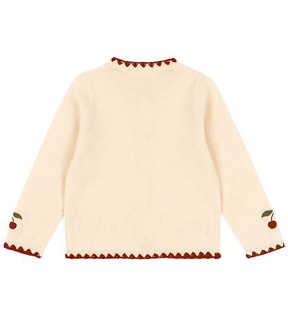 Konges Sløjd Cardigan - Ull - Collette - Off White M. Kirsuber