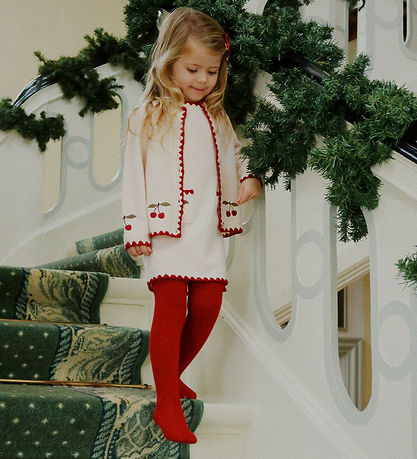 Konges Sløjd Cardigan - Ull - Collette - Off White M. Kirsuber