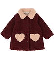 Konges Sløjd Fleece coat - Teddy - Calin - Cabernet