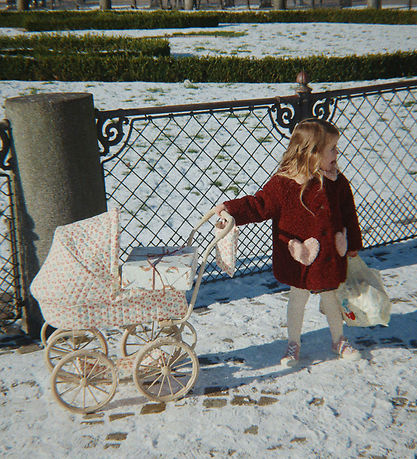 Konges Sløjd Fleece coat - Teddy - Calin - Cabernet