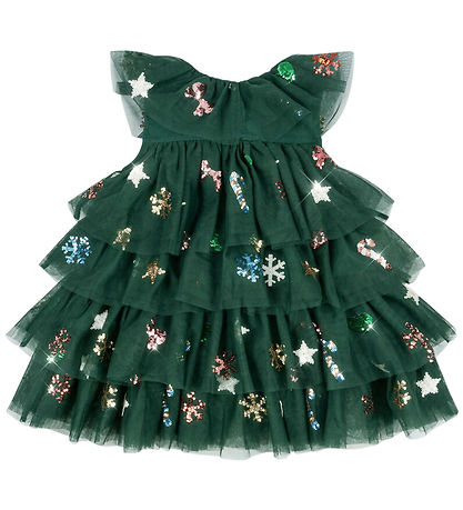 Robe en tulle Konges Sløjd - Yvonne Noël - Hunter Green av. Pail