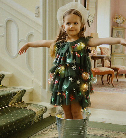 Robe en tulle Konges Sløjd - Yvonne Noël - Hunter Green av. Pail