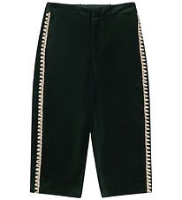 Konges Sløjd Velvet Trousers - Rocky - Dark Green Konges Sløjd Velvet Trousers - Rocky - Dark Green