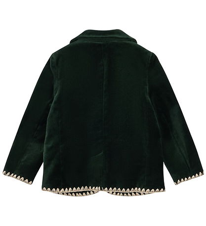 Konges Sløjd Blazer - Velvet - Rocky - Dark Green