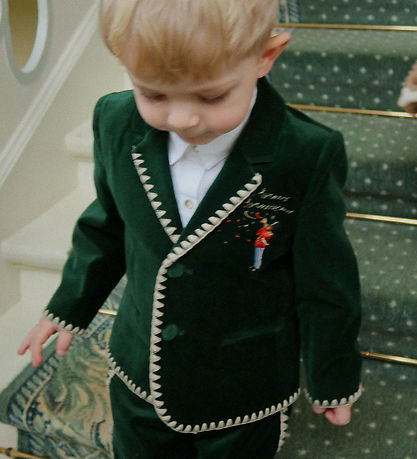Konges Sløjd Blazer - Velvet - Rocky - Dark Green