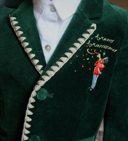 Konges Sløjd Blazer - Velvet - Rocky - Dark Green