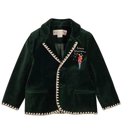 Konges Sløjd Blazer - Velvet - Rocky - Dark Green