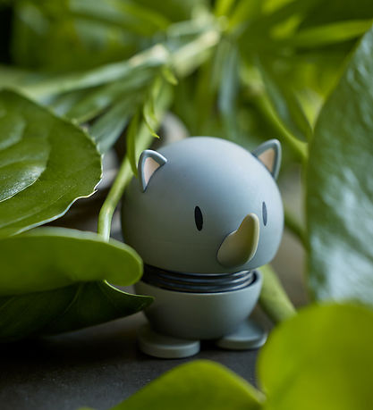 Hoptimist Soft Rhino - 7,6 cm - Grau