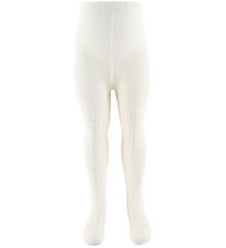 Konges Sløjd Tights - Cotton/Wool - Off White Konges Sløjd Tights - Cotton/Wool - Off White