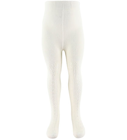 Konges Sløjd Strumpbyxor - Bomull/Ull - Off White
