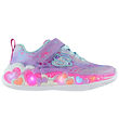 Skechers Shoes w. Lights - Heart Lights - Purple Skechers Shoes w. Lights - Heart Lights - Purple