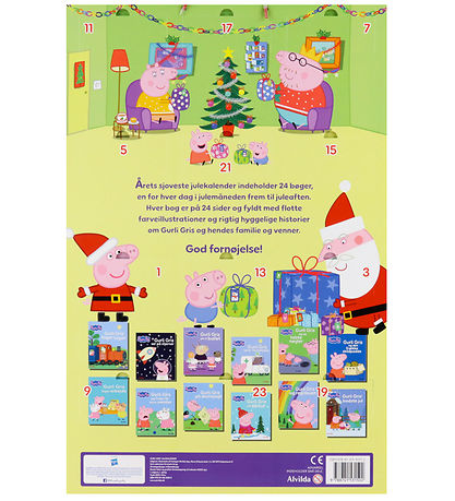 Calendrier de l'Avent Alvilda - Peppa Pig - 24 Livres Calendrier de l'Avent Alvilda - Peppa Pig - 24 Livres