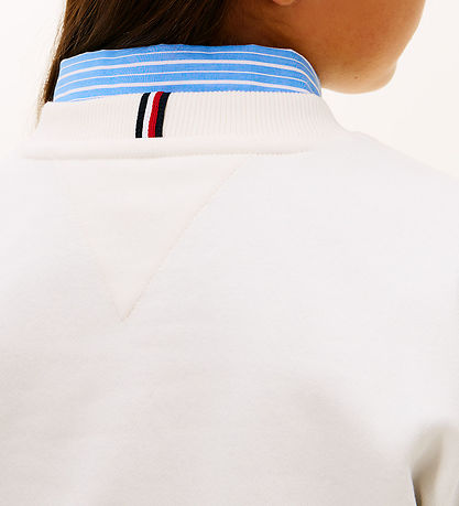 Sweat-shirt Tommy Hilfiger - Mini Corp - Blanc Blanc Ancien Sweat-shirt Tommy Hilfiger - Mini Corp - Blanc Blanc Ancien