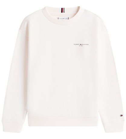 Sweat-shirt Tommy Hilfiger - Mini Corp - Blanc Blanc Ancien Sweat-shirt Tommy Hilfiger - Mini Corp - Blanc Blanc Ancien