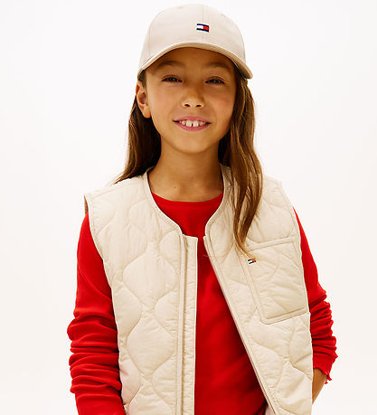 Tommy Hilfiger Kappe - Small Flagge - Gulf Sand Beige
