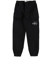 Calvin Klein Trousers - Essential Woven Cargo - Ck Black Calvin Klein Trousers - Essential Woven Cargo - Ck Black