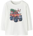 Name It Blouse - NmmVosmas - Cloud Dancer/Santa Name It Blouse - NmmVosmas - Cloud Dancer/Santa