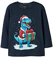 Name It Blouse - NmmVosmas - Navy Blazer/Dino Present Name It Blouse - NmmVosmas - Navy Blazer/Dino Present