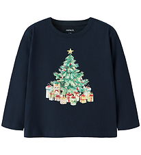 Name It Blouse - NmfVosmas - Navy Blazer/Kerstboom CAT Name It Blouse - NmfVosmas - Navy Blazer/Kerstboom CAT