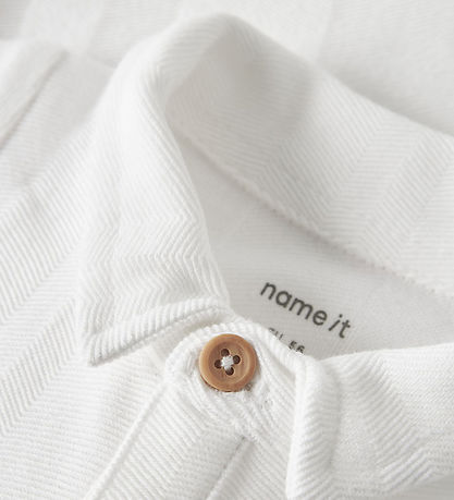 Corps de polo m/l Name It - NbmRobo - Bright White Corps de polo m/l Name It - NbmRobo - Bright White