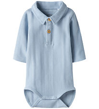 Name It Plo Bodysuit l/s - NbmRobo - Kentucky Blue