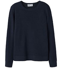 Name It Blouse - Gebreid - Rib - NkmViklas - Navy Blazer Name It Blouse - Gebreid - Rib - NkmViklas - Navy Blazer