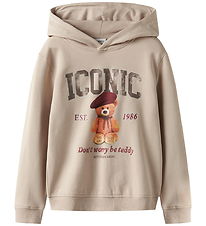 Name It Hoodie - NkfRycca - Cement