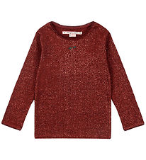 Konges Sløjd Blouse - Roli - Red Dahlia w. Glitter