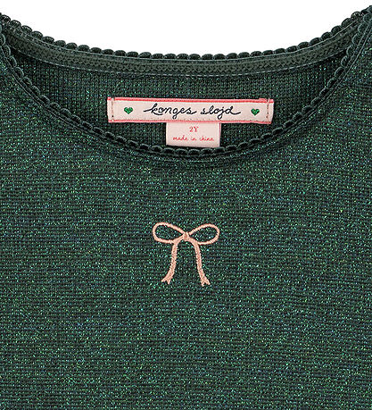 Blouse Konges Sløjd - Roli - Jungle Green av. Brillant Blouse Konges Sløjd - Roli - Jungle Green av. Brillant
