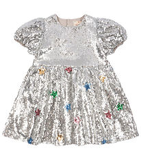 Konges Sløjd Dress - Starla Star Dust - Star Sequin Silver