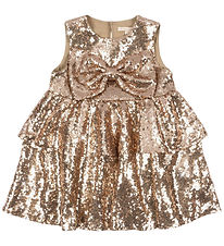 Konges Sløjd Dress - Rosie - Smoke Gray w. Sequins
