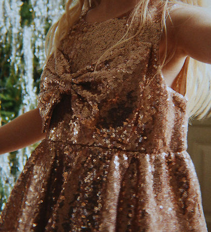 Konges Sløjd Kleid - Rosie - Rauchgrau m. Pailletten Konges Sløjd Kleid - Rosie - Rauchgrau m. Pailletten