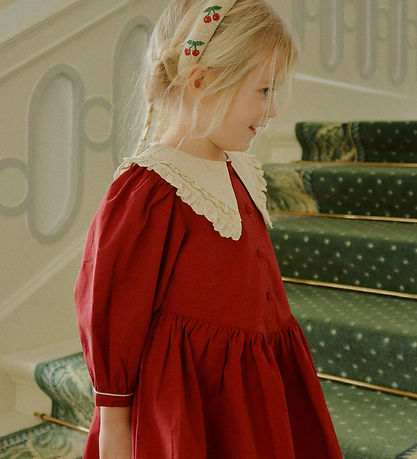 Robe Konges Sløjd - Collier Coeur - Rouge Dahlia Robe Konges Sløjd - Collier Coeur - Rouge Dahlia
