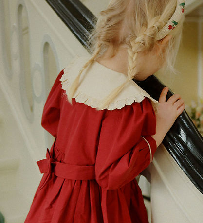 Robe Konges Sløjd - Collier Coeur - Rouge Dahlia Robe Konges Sløjd - Collier Coeur - Rouge Dahlia