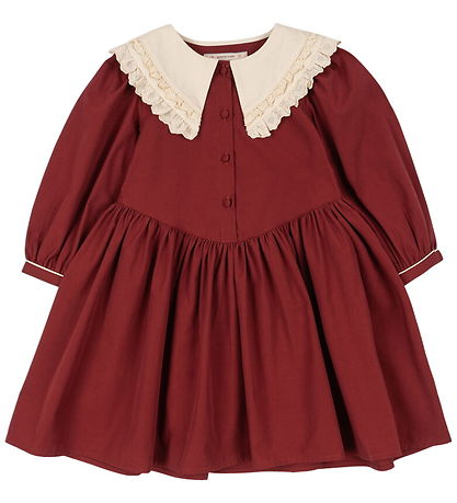 Robe Konges Sløjd - Collier Coeur - Rouge Dahlia Robe Konges Sløjd - Collier Coeur - Rouge Dahlia