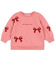 Konges Sløjd Sweatshirt - Lou Bow - Strawberry Ice w. Loops Konges Sløjd Sweatshirt - Lou Bow - Strawberry Ice w. Loops