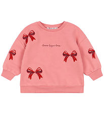 Konges Sløjd Sweatshirt - Lou Bow - Strawberry Ice w. Loops