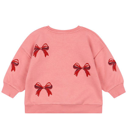 Konges Sløjd Sweatshirt - Lou Bow - Strawberry Ice w. Loops
