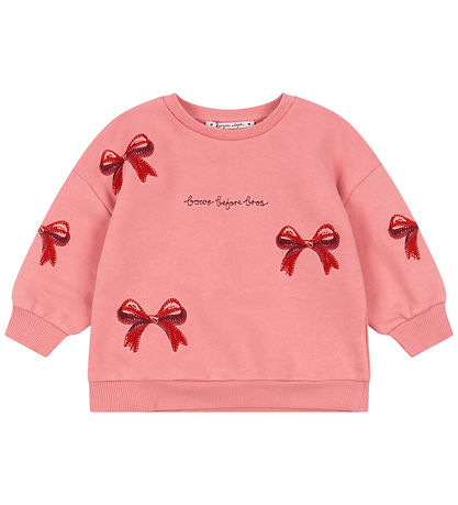 Konges Sløjd Sweatshirt - Lou Bow - Strawberry Ice w. Loops