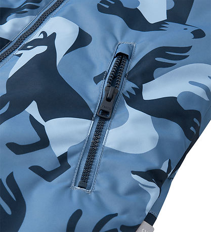 Reima Snowsuit - Kurikka - Blue Ocean w. Print Reima Snowsuit - Kurikka - Blue Ocean w. Print