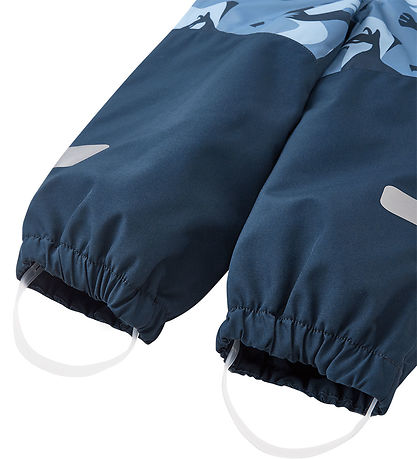 Reima Snowsuit - Kurikka - Blue Ocean w. Print Reima Snowsuit - Kurikka - Blue Ocean w. Print