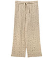 Sofie Schnoor Trousers - LovaSK - Beige w. Pointelle