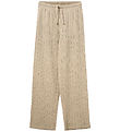 Sofie Schnoor Trousers - LovaSY - Beige w. Pointelle