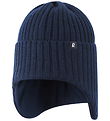 Reima Beanie - Wool/Polyester - Rib/Knitted - The Mystery - Navy Reima Beanie - Wool/Polyester - Rib/Knitted - The Mystery - Navy