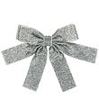 Konges Sløjd Bow Hair Clip - 10 cm - Silver w. Glitter Konges Sløjd Bow Hair Clip - 10 cm - Silver w. Glitter